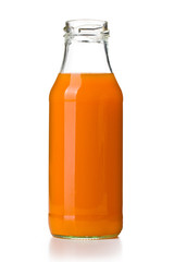 bottle of carrot juice