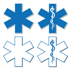 Fototapeta premium Logo ambulance.