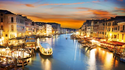 Grand Canal bei Nacht, Venedig © beatrice prève