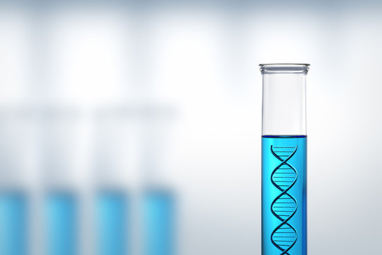 DNA research or testing in a laboratory