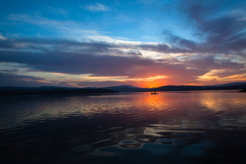 Morning Dawn Colors Sky Water Landscape