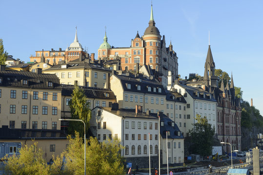 Buildings on Mariaberget, Sodermalm, Stockholm