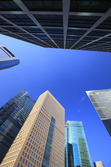 Skyscrapers in Shiodome