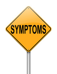 Symptoms concept.