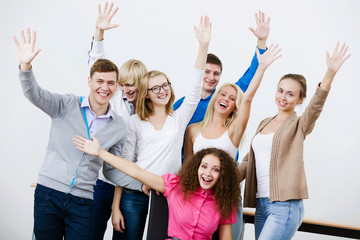 Fototapeta premium Group of students