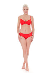 Obraz premium Attractive young woman in bikini