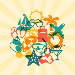 Travel and tourism background.