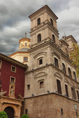 Fototapeta na wymiar Old church of Santo Domingo in Murcia, Spain