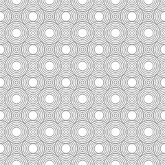 Gray and White Circles Tiles Pattern Repeat Background