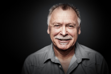 man with mustache