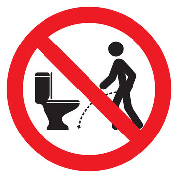 recommend clip art: No pissing sign