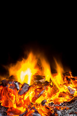 Fototapeta premium burning flame