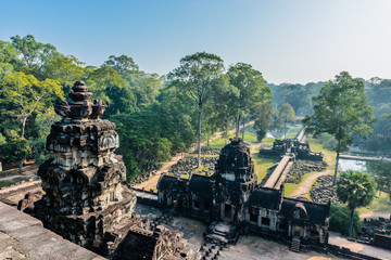 baphuon temple angkor thom cambodia - obrazy, fototapety, plakaty
