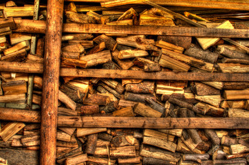 Holzstapel