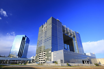 Fototapeta premium Skyscraper around Daiba