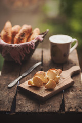 Czech beer baguettes Pivní rohlíky
