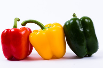 Obraz na płótnie Canvas three peppers
