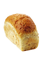 Bread isolated on white