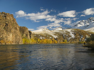 River Selenge Mongolia