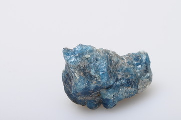 Blue apatite stone