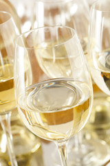 Refreshring White Wine in a Glass