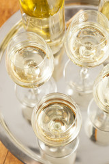 Refreshring White Wine in a Glass