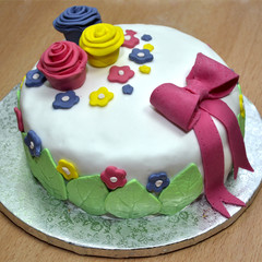 Tarta de fondant