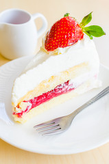Cake strawberry