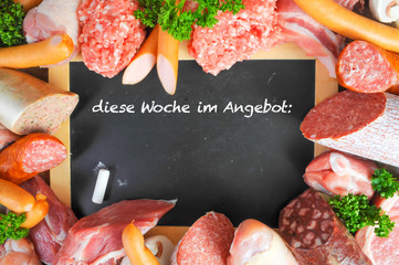 Fleisch und Wurst im Angebot