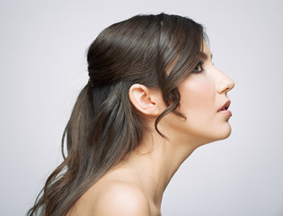 Beautiful young female model