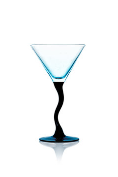 Stylish Cocktail Glass Isolated