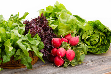 Healthy fresh salad ingredients - 61721004