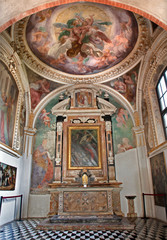 Fototapeta na wymiar Mediolan - kryty z Cappella Portinari