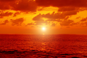 Dramatic sea