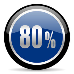 80 percent icon