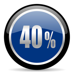 40 percent icon
