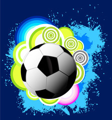 Fototapeta premium Soccer grunge background