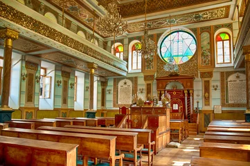 Papier Peint photo Temple Synagogue interior
