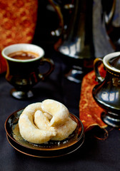 Homemade cookies and coffee