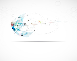 abstract internet computer technology business solution