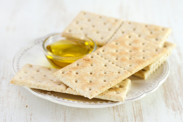 toasts with olive oil