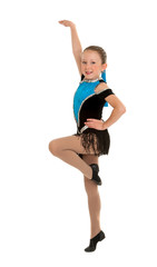 Jazz Dancing Girl Mid Step