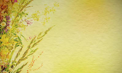 Floral holiday background