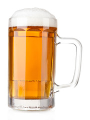 beer mug isolated on white