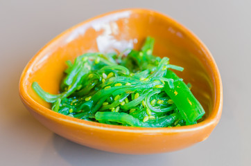 seaweed salad japan food