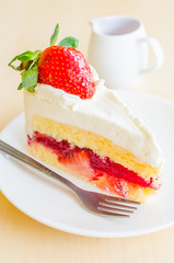 Cake strawberry