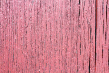 cracked wooden plank, pink background