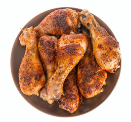 Roasted chicken background