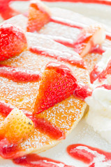 Pancakes strawberry