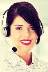 Call center woman
